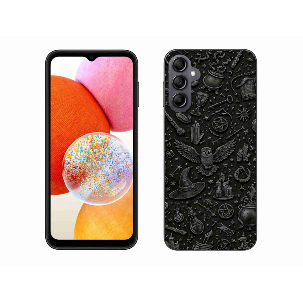 Gelový kryt mmCase na Samsung Galaxy A14 4G/5G - tmavý magický svět