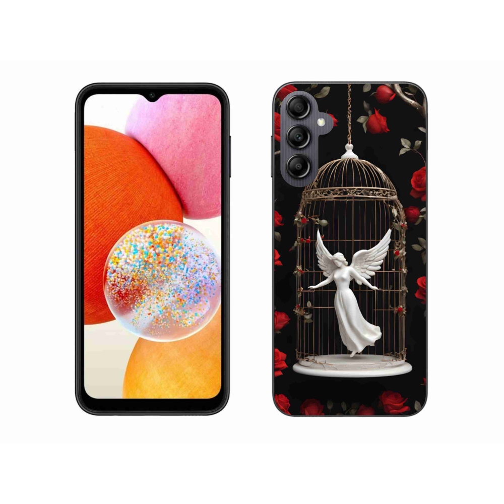 Gelový kryt mmCase na Samsung Galaxy A14 4G/5G - uvězněný anděl