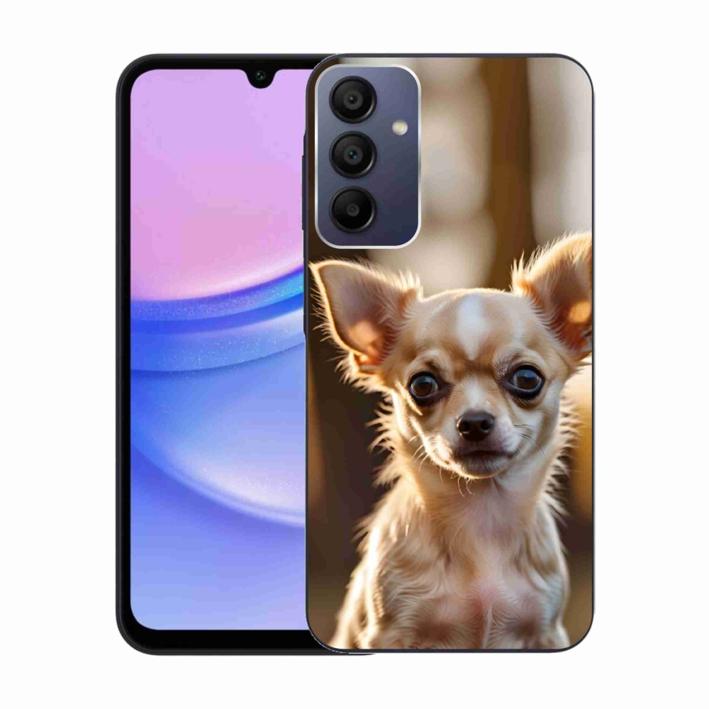 Gelový kryt mmCase na Samsung Galaxy A15 4G/5G - čivava 6