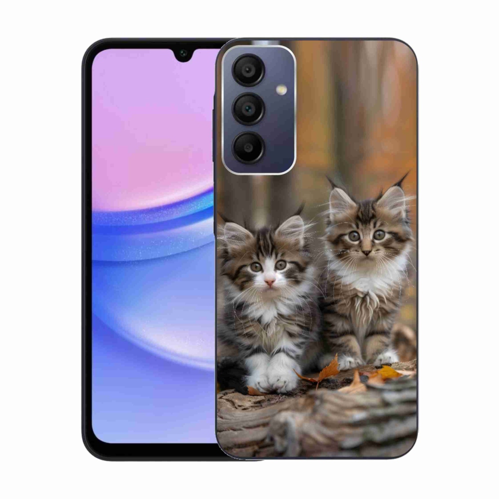 Gelový kryt mmCase na Samsung Galaxy A15 4G/5G - kočičí duo 3