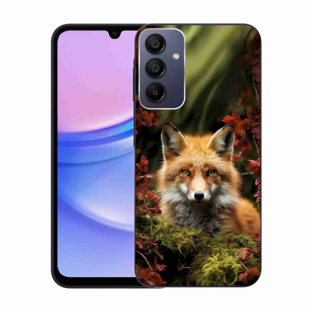 Gelový kryt mmCase na Samsung Galaxy A15 4G/5G - liška v lese