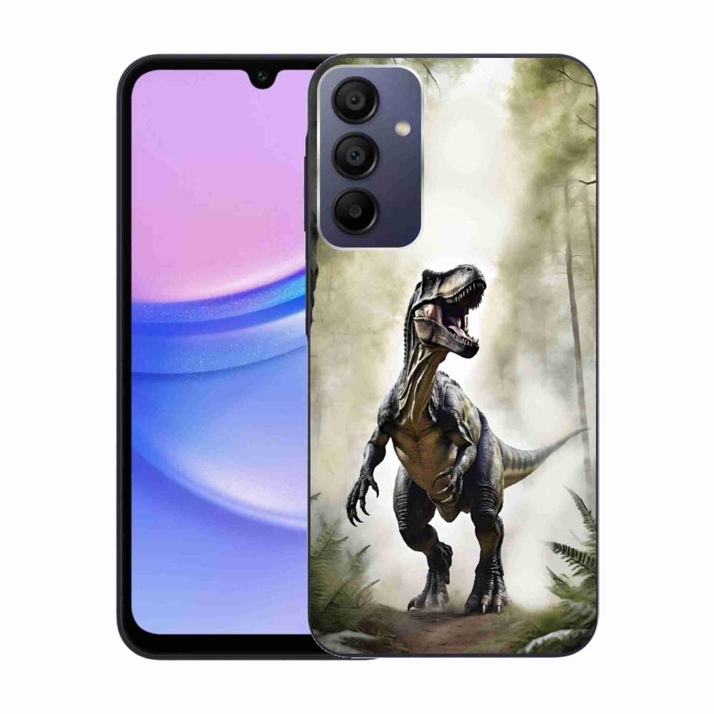 Gelový kryt mmCase na Samsung Galaxy A15 4G/5G - naštvaný T-Rex
