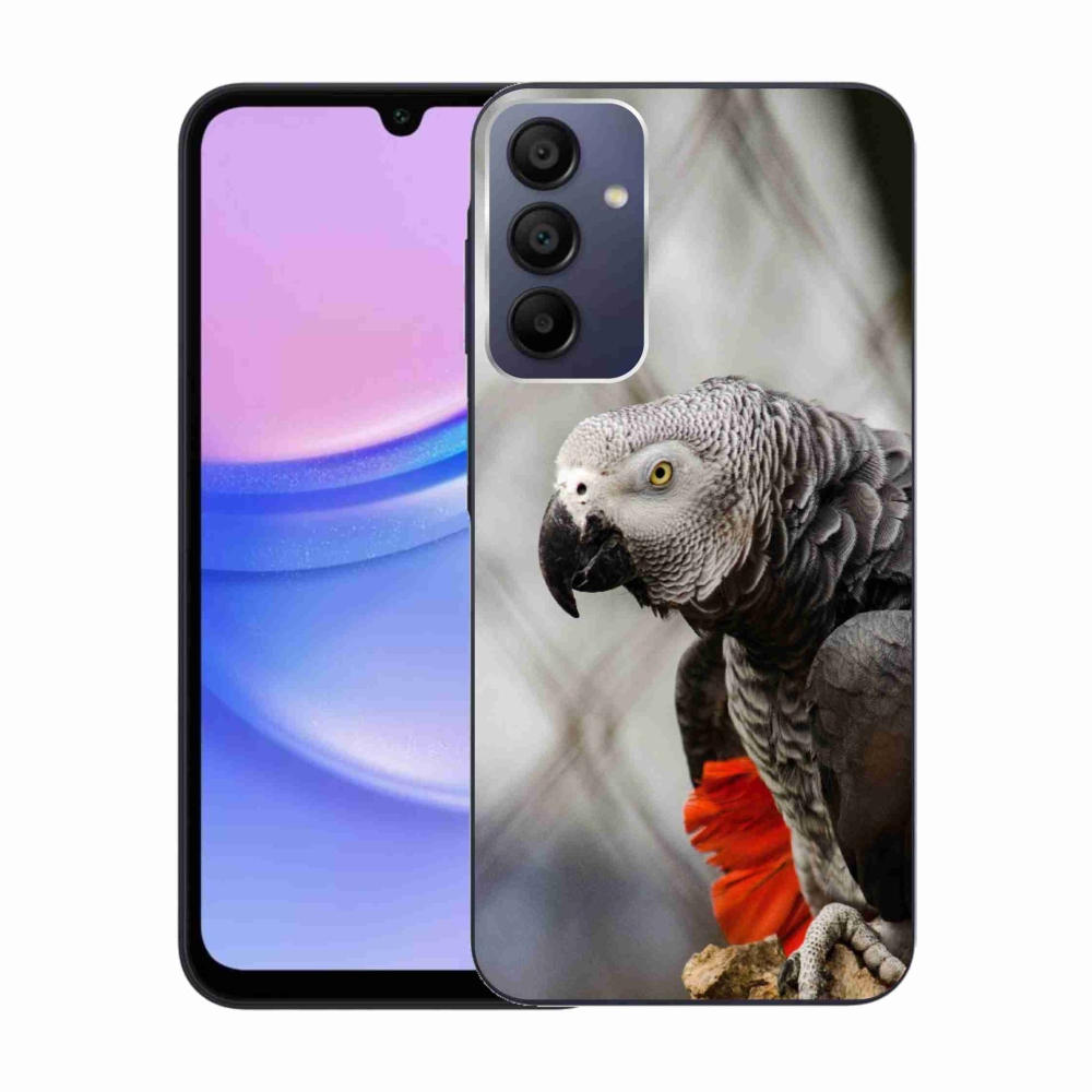 Gelový kryt mmCase na Samsung Galaxy A15 4G/5G - papoušek žako 3