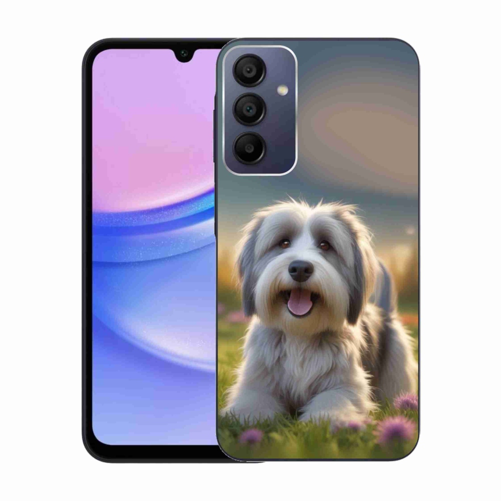 Gelový kryt mmCase na Samsung Galaxy A15 4G/5G - roztomilý havanský psík