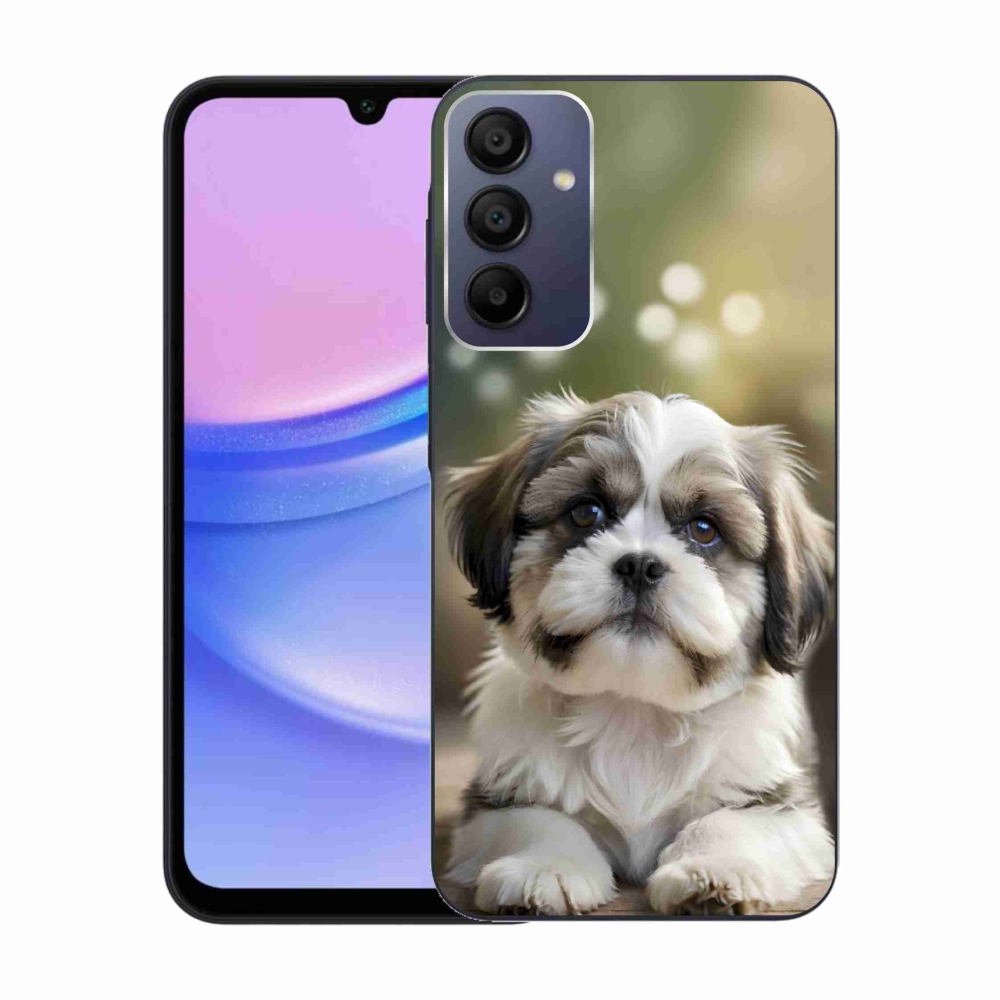 Gelový kryt mmCase na Samsung Galaxy A15 4G/5G - roztomilý shih-tzu