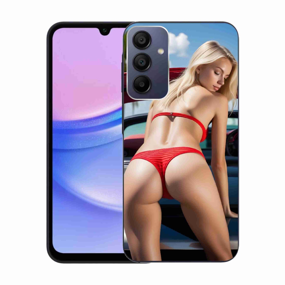 Gelový kryt mmCase na Samsung Galaxy A15 4G/5G - sexy žena 2