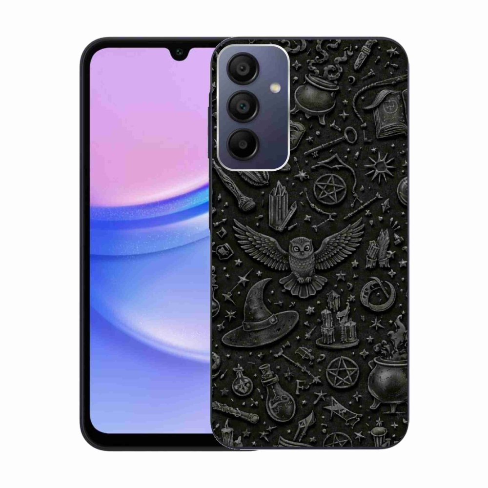 Gelový kryt mmCase na Samsung Galaxy A15 4G/5G - tmavý magický svět
