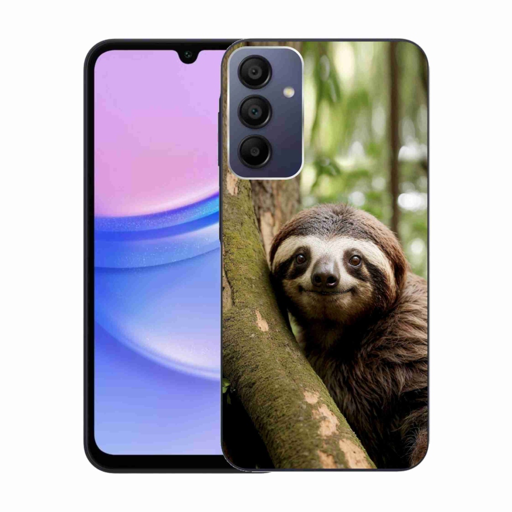 Gelový kryt mmCase na Samsung Galaxy A15 4G/5G - usměvavý lenochod