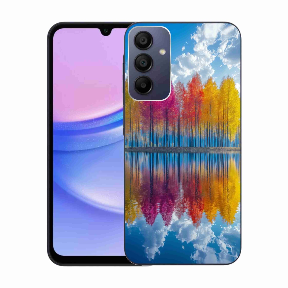 Gelový kryt mmCase na Samsung Galaxy A15/5G - barevné stromy