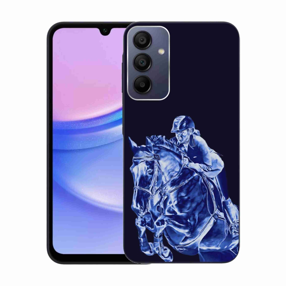 Gelový kryt mmCase na Samsung Galaxy A15/5G - dostihový kůň