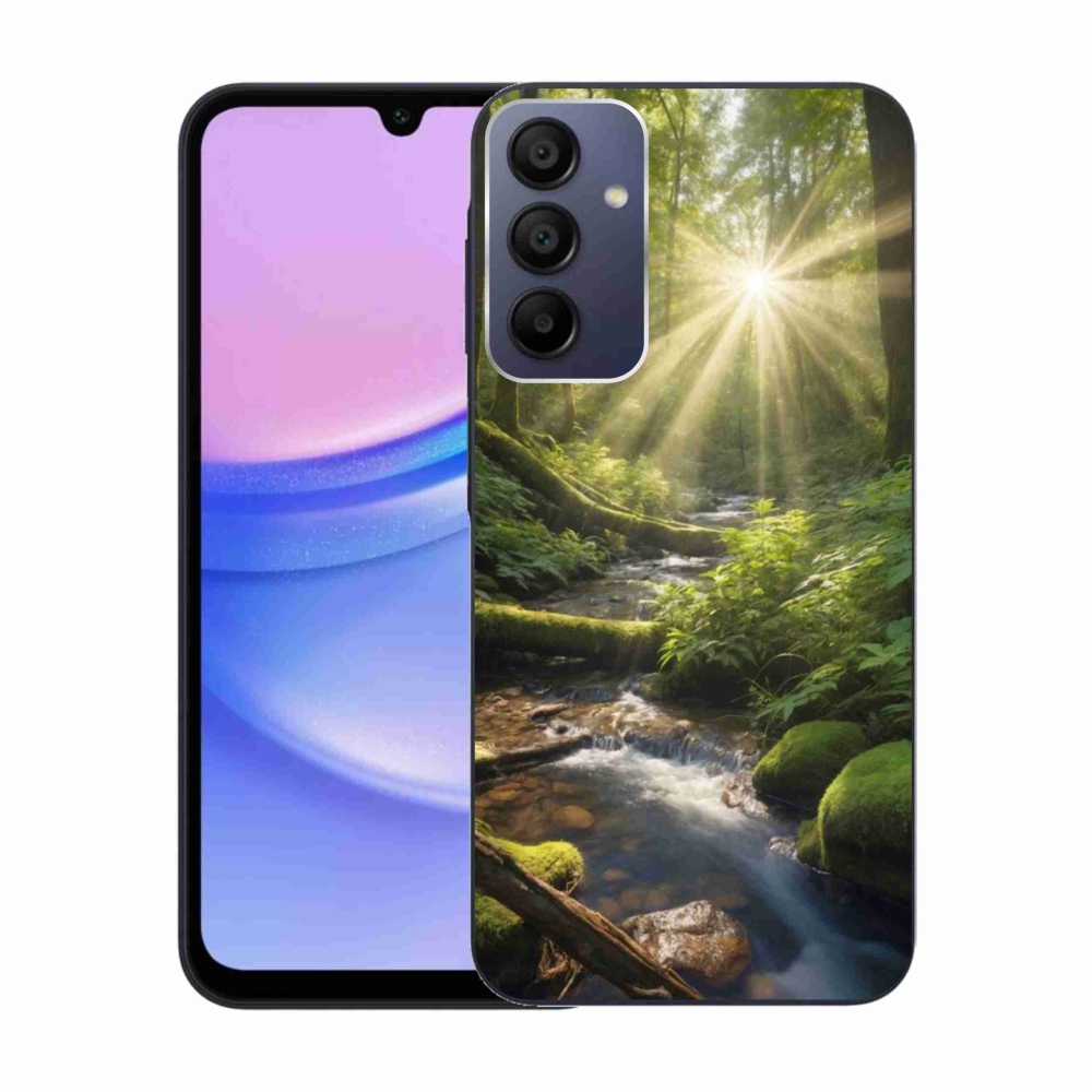 Gelový kryt mmCase na Samsung Galaxy A15/5G - hlubina lesa