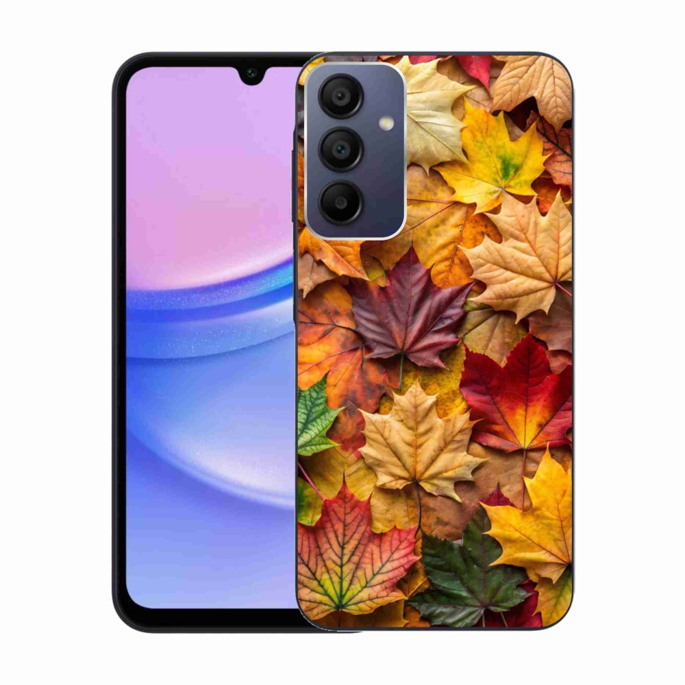 Gelový kryt mmCase na Samsung Galaxy A15/5G - javorové listy 2