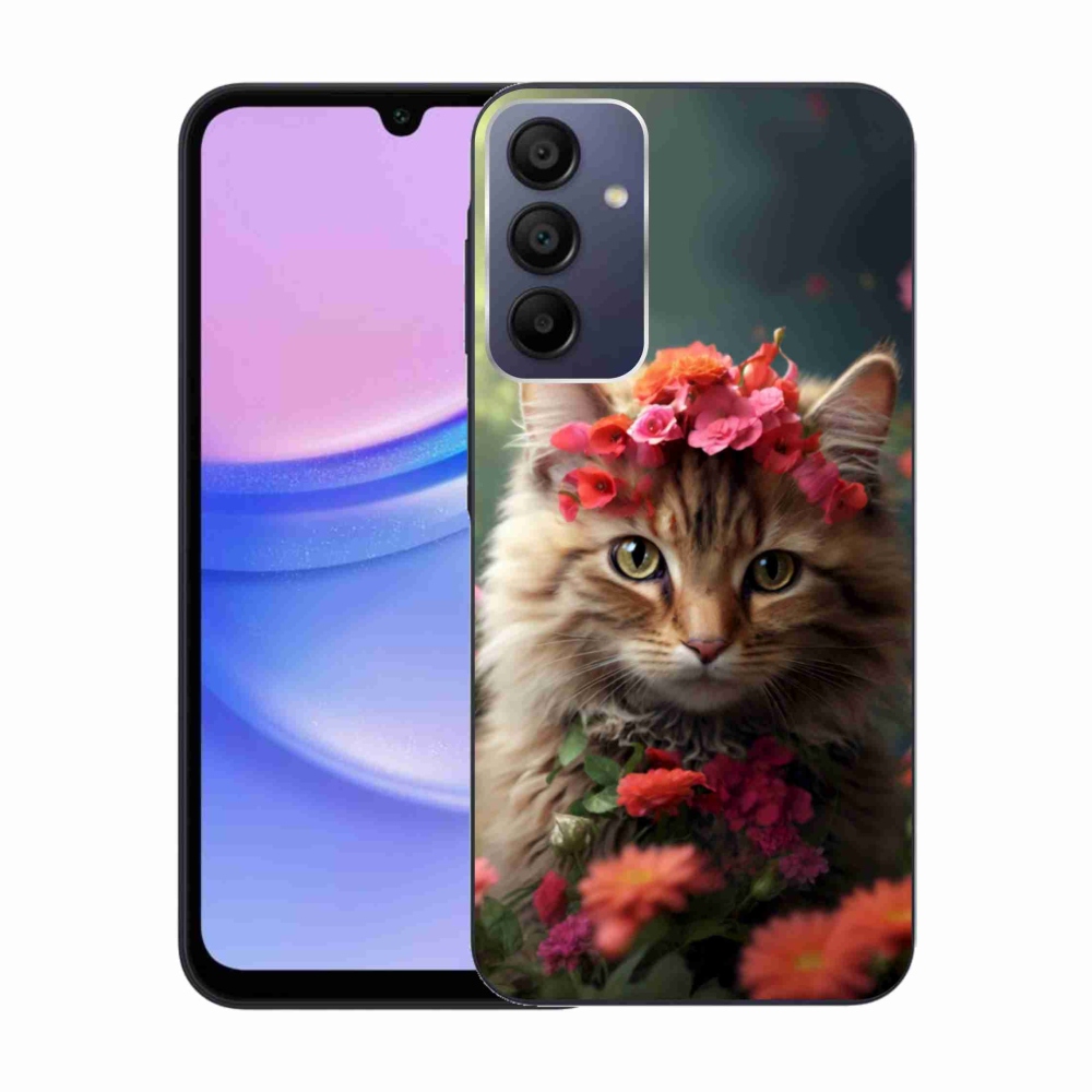 Gelový kryt mmCase na Samsung Galaxy A15/5G - kočíčí princezna