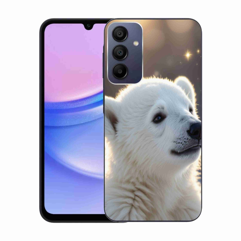 Gelový kryt mmCase na Samsung Galaxy A15/5G - lední medvěd