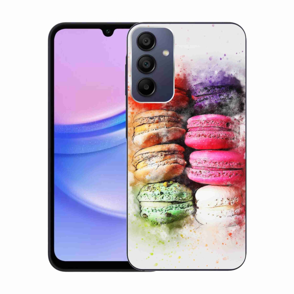 Gelový kryt mmCase na Samsung Galaxy A15/5G - makrónky