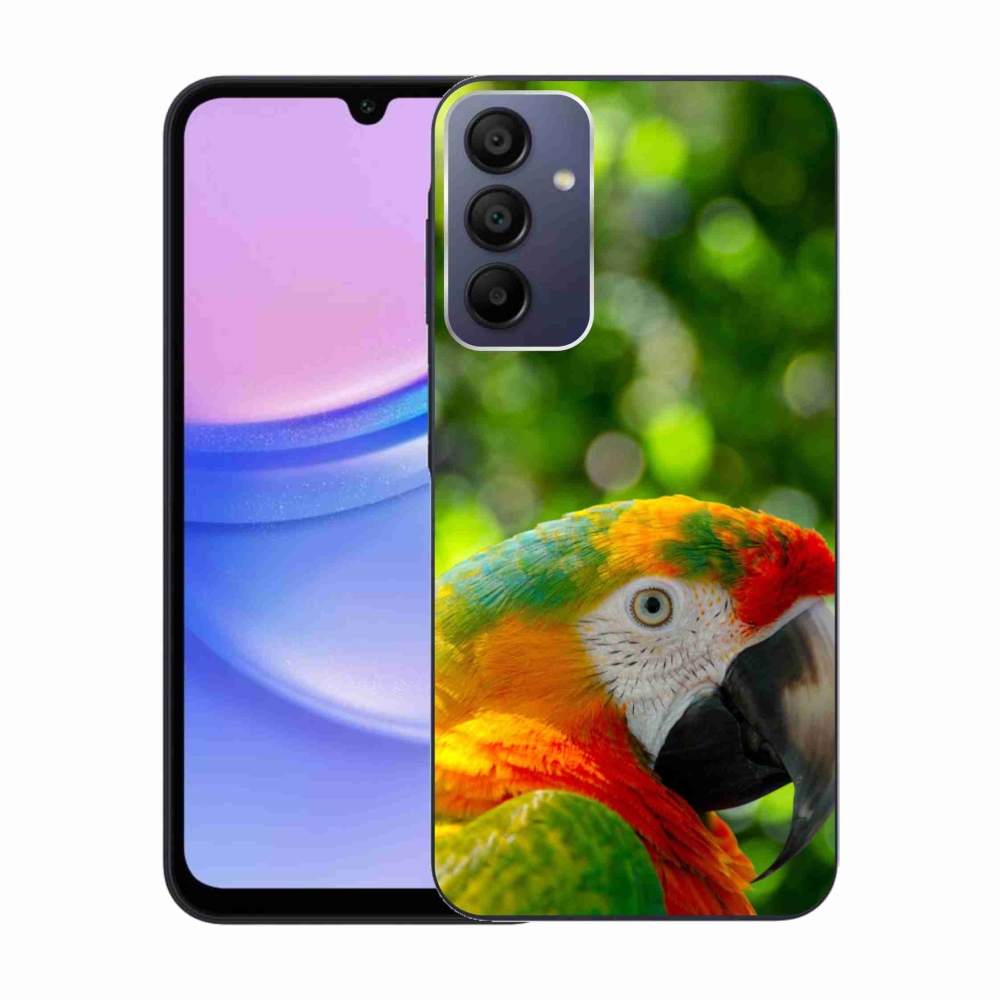 Gelový kryt mmCase na Samsung Galaxy A15/5G - papoušek ara 3