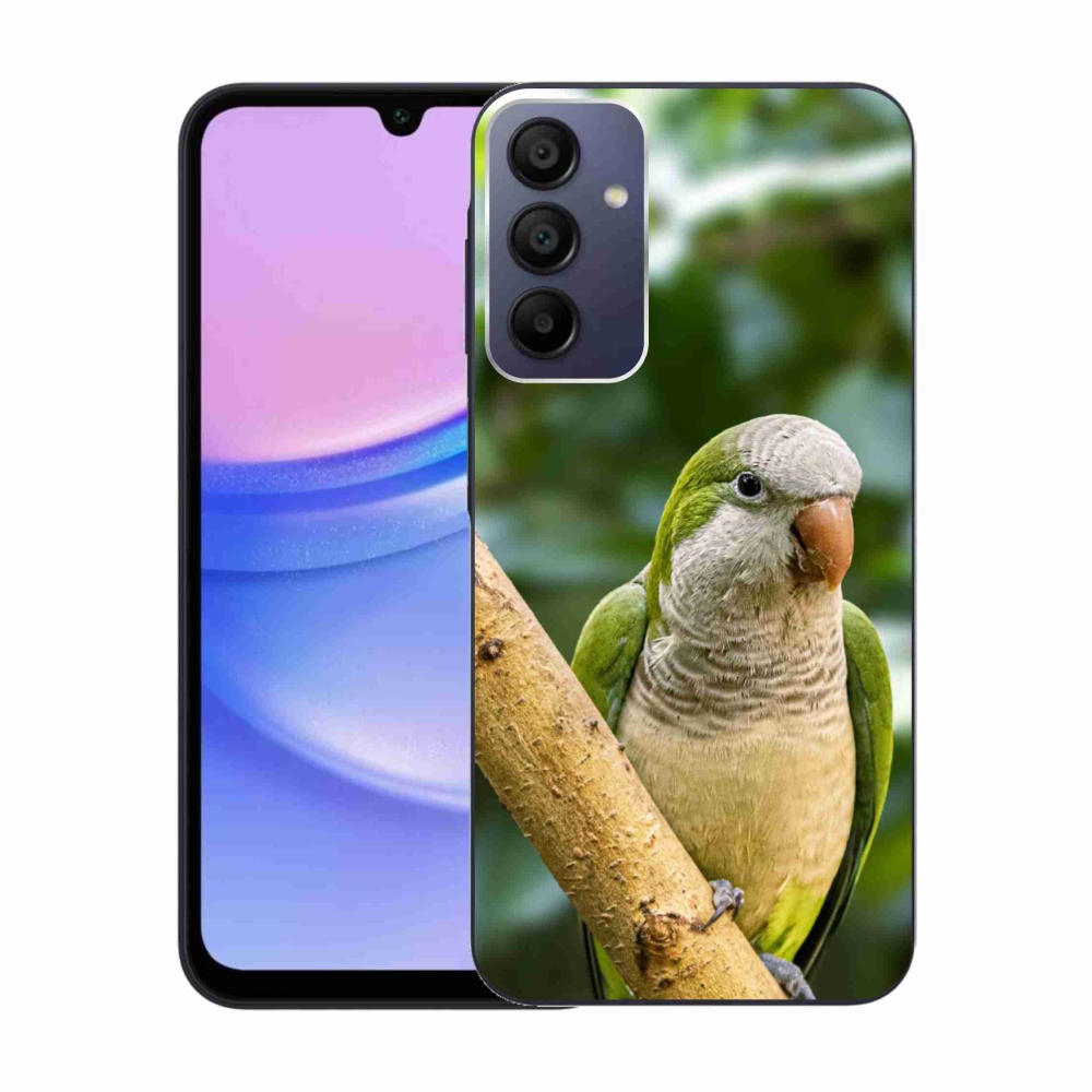 Gelový kryt mmCase na Samsung Galaxy A15/5G - papoušek mníšek