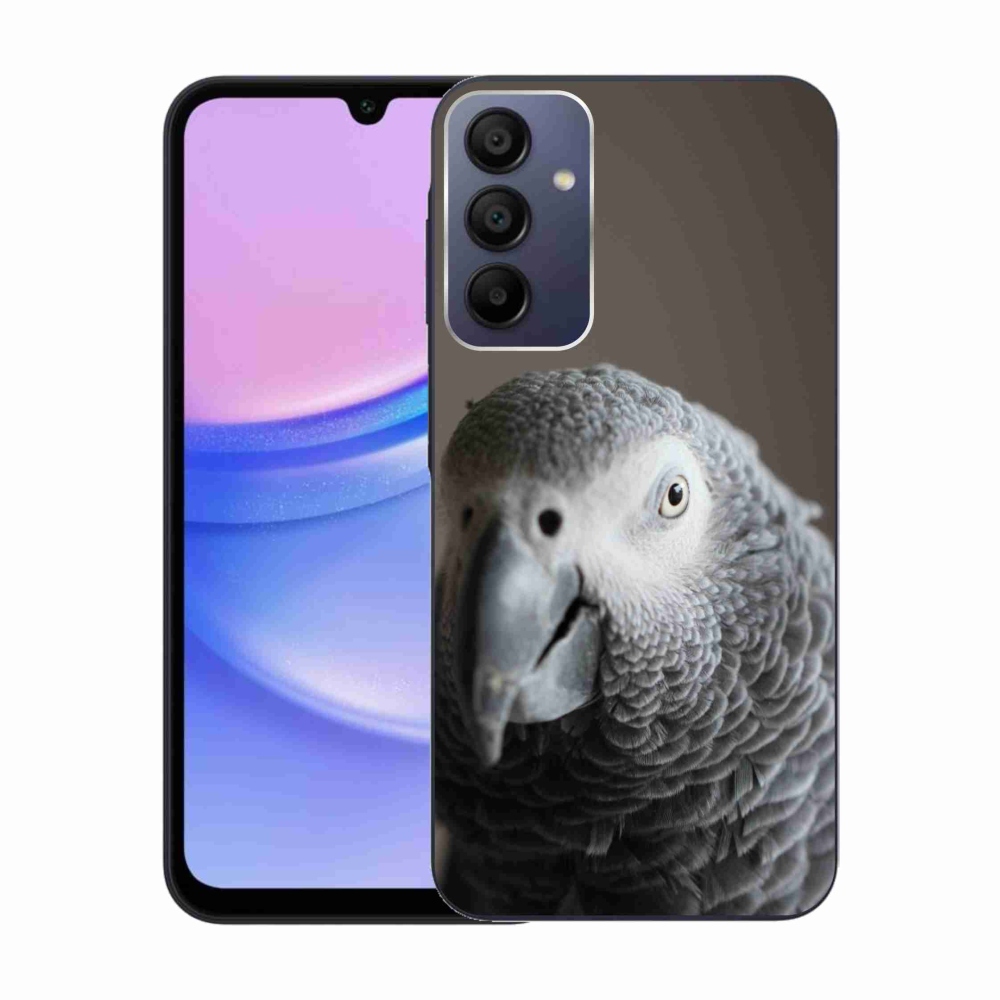 Gelový kryt mmCase na Samsung Galaxy A15/5G - papoušek žako 2