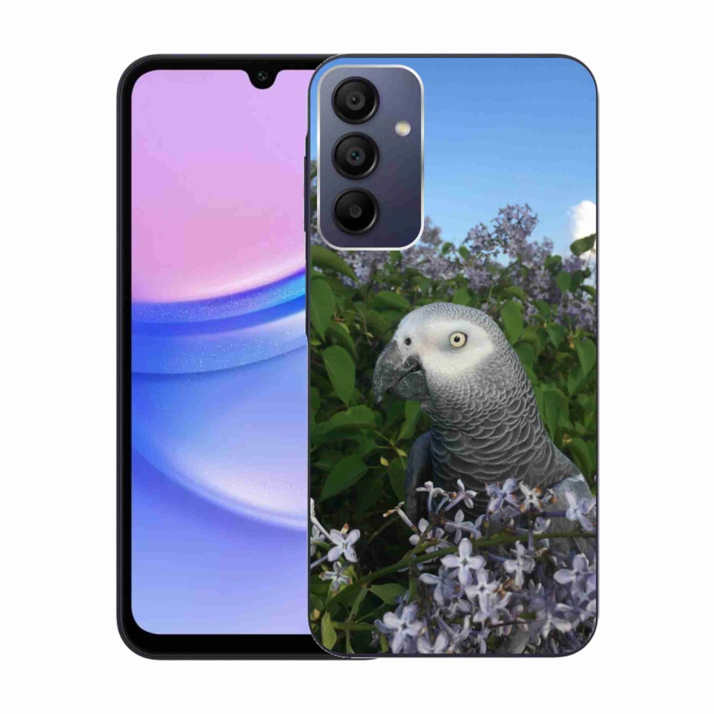 Gelový kryt mmCase na Samsung Galaxy A15/5G - papoušek žako