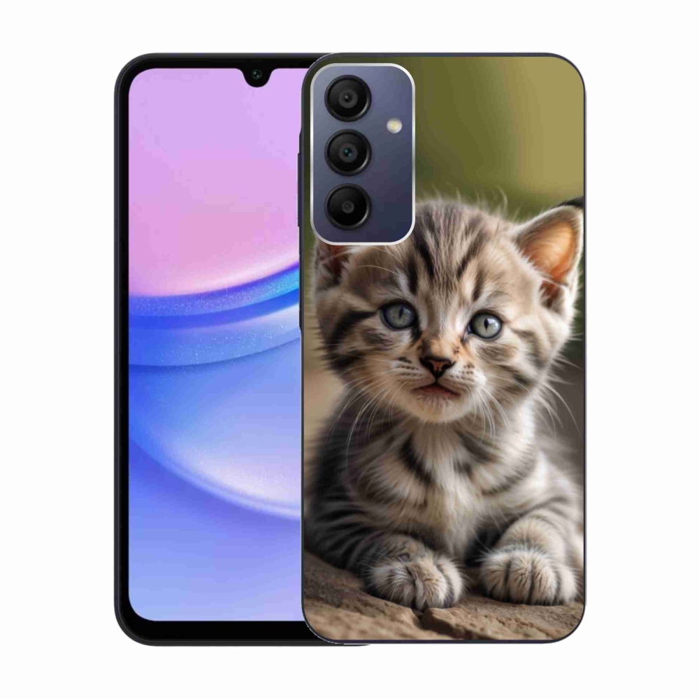 Gelový kryt mmCase na Samsung Galaxy A15/5G - roztomilé kotě 9