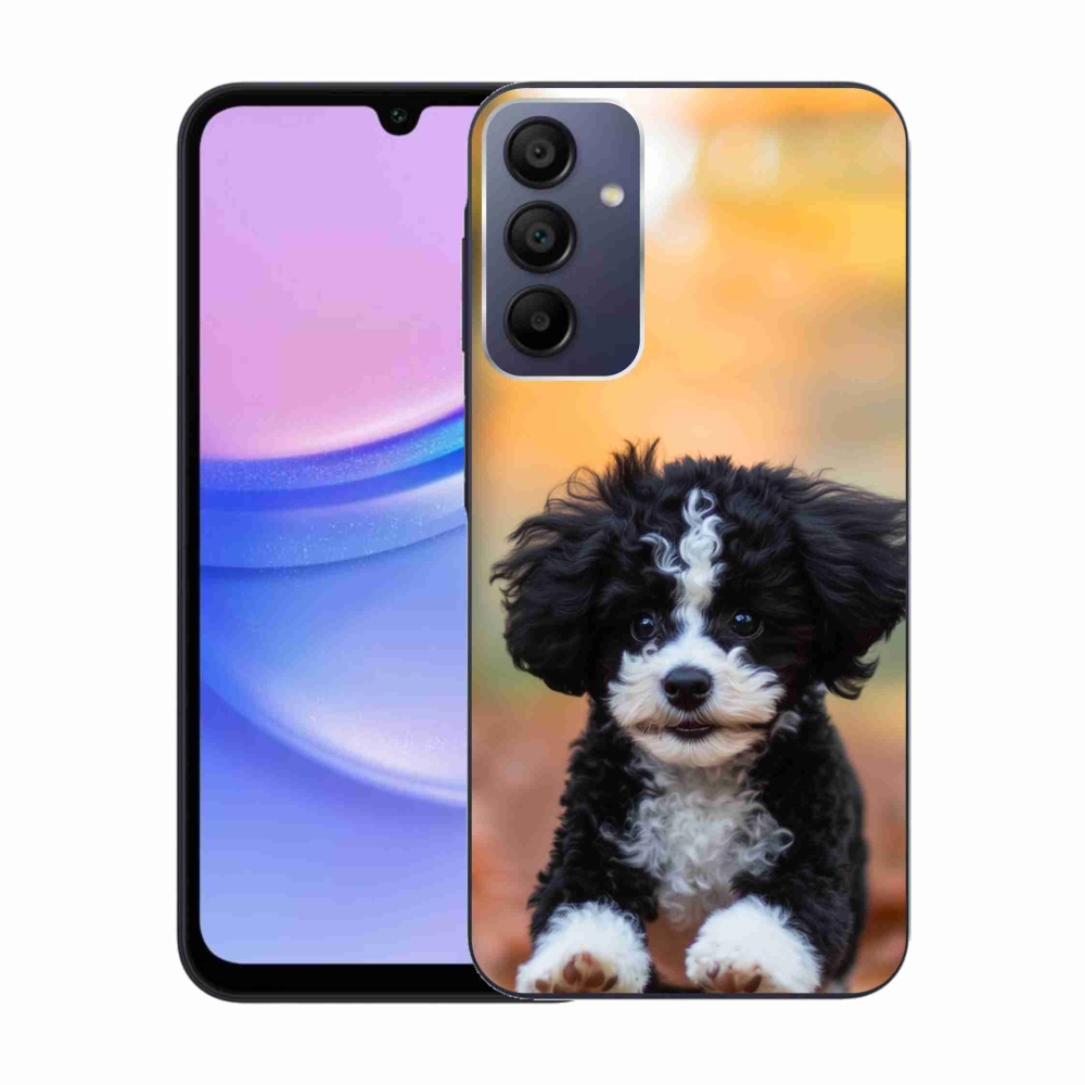 Gelový kryt mmCase na Samsung Galaxy A15/5G - roztomilé štěně 2