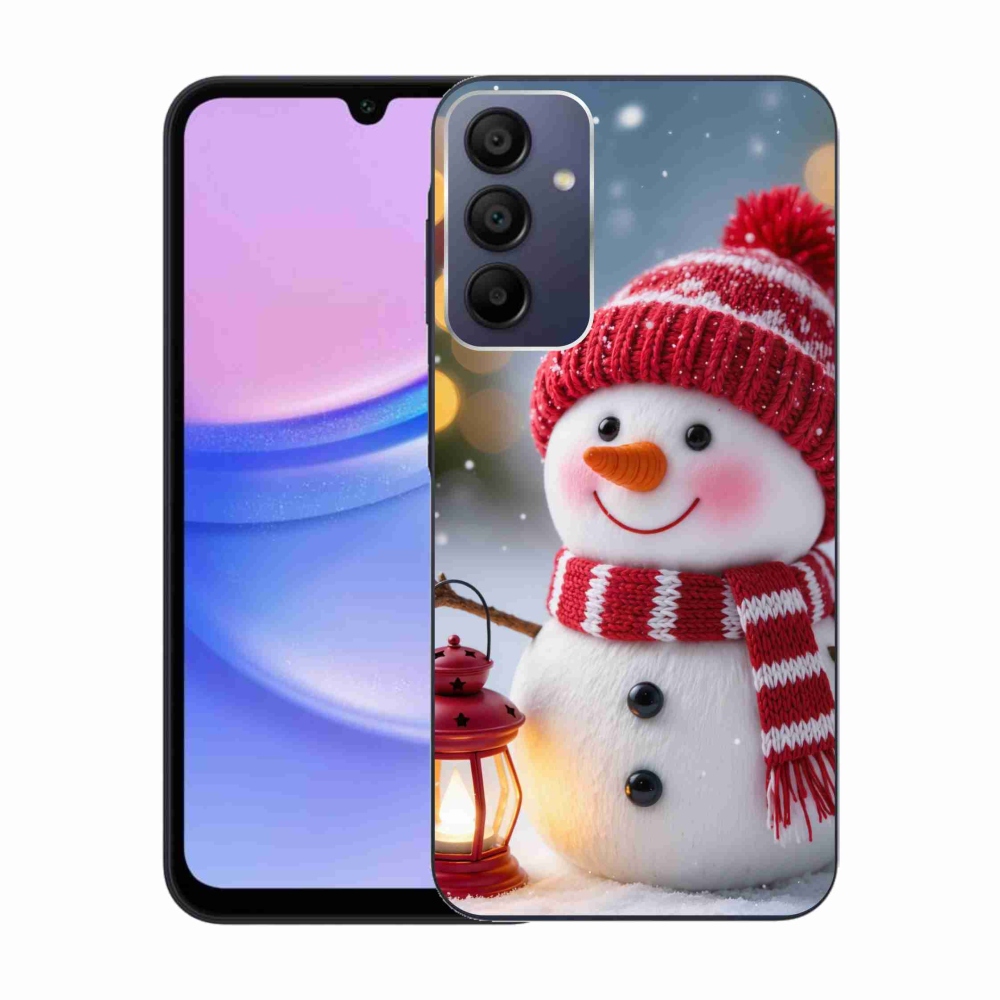 Gelový kryt mmCase na Samsung Galaxy A15/5G - sněhulák 2