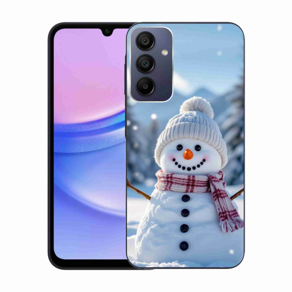 Gelový kryt mmCase na Samsung Galaxy A15/5G - sněhulák 3
