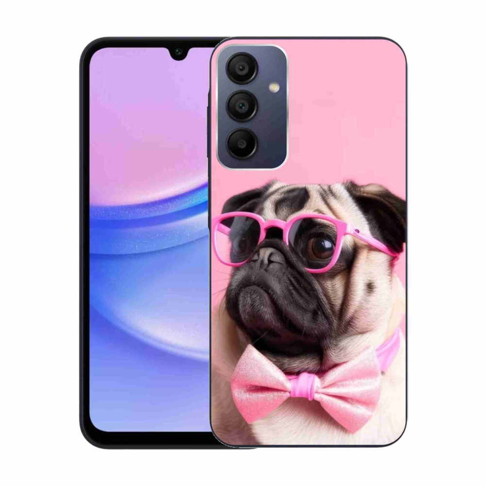 Gelový kryt mmCase na Samsung Galaxy A15/5G - stylový mops