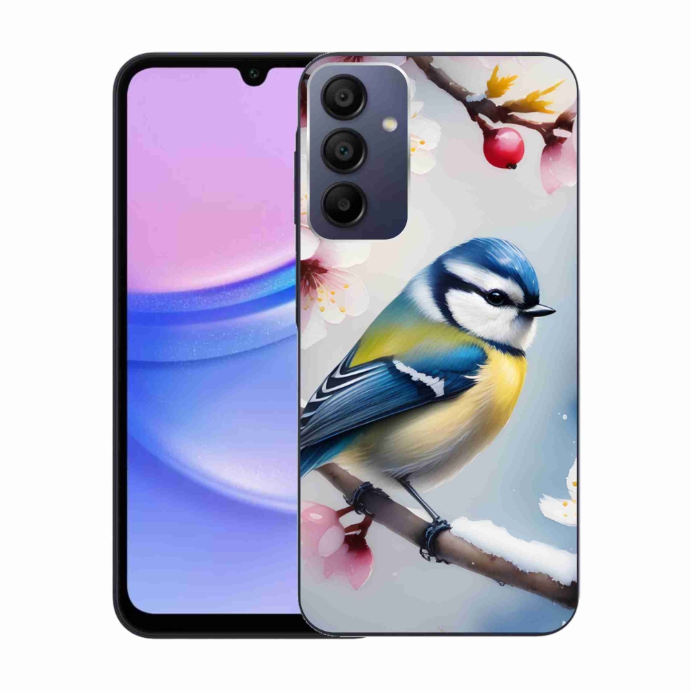 Gelový kryt mmCase na Samsung Galaxy A15/5G - sýkorka