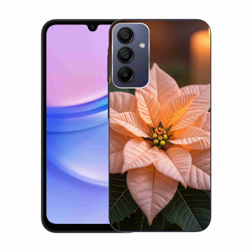 Gelový kryt mmCase na Samsung Galaxy A15/5G - vánoční hvězda