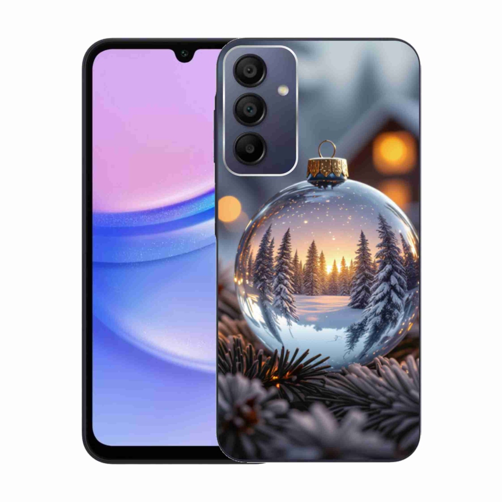 Gelový kryt mmCase na Samsung Galaxy A15/5G - vánoční ozdoba
