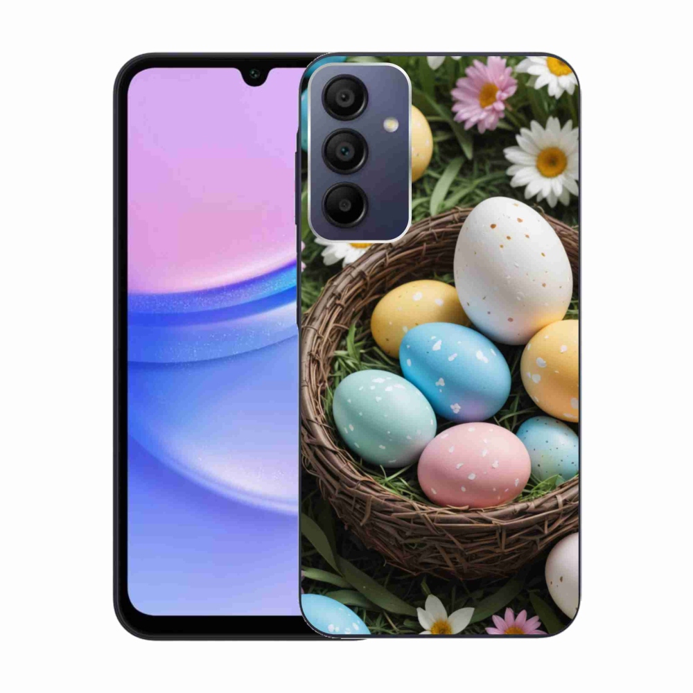 Gelový kryt mmCase na Samsung Galaxy A15/5G - velikonoční vajíčka 2