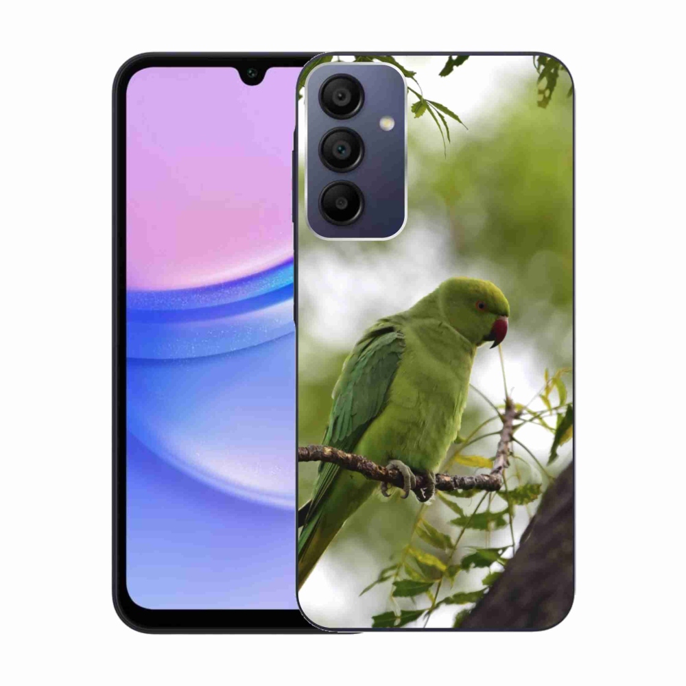 Gelový kryt mmCase na Samsung Galaxy A15/5G - zelený papoušek