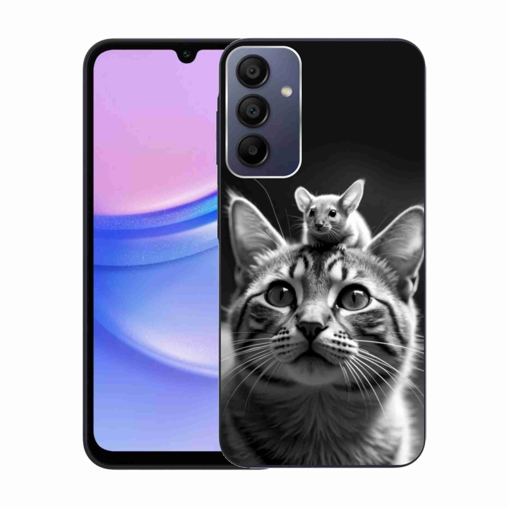 Gelový kryt mmCase na Samsung Galaxy A15/5G - zvířecí přátelství 2