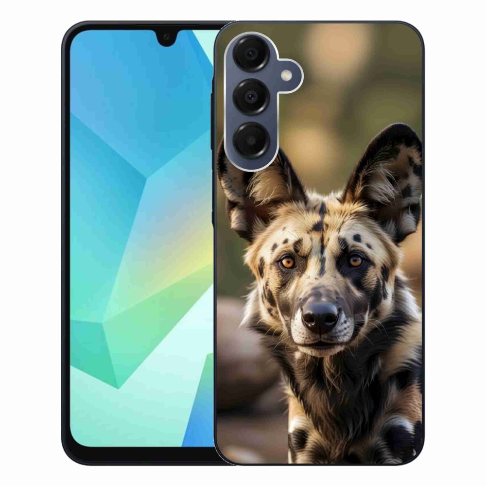 Gelový kryt mmCase na Samsung Galaxy A16 4G/5G - africký divoký pes