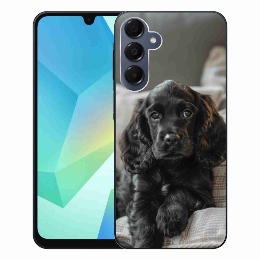 Gelový kryt mmCase na Samsung Galaxy A16 4G/5G - anglický kokršpaněl