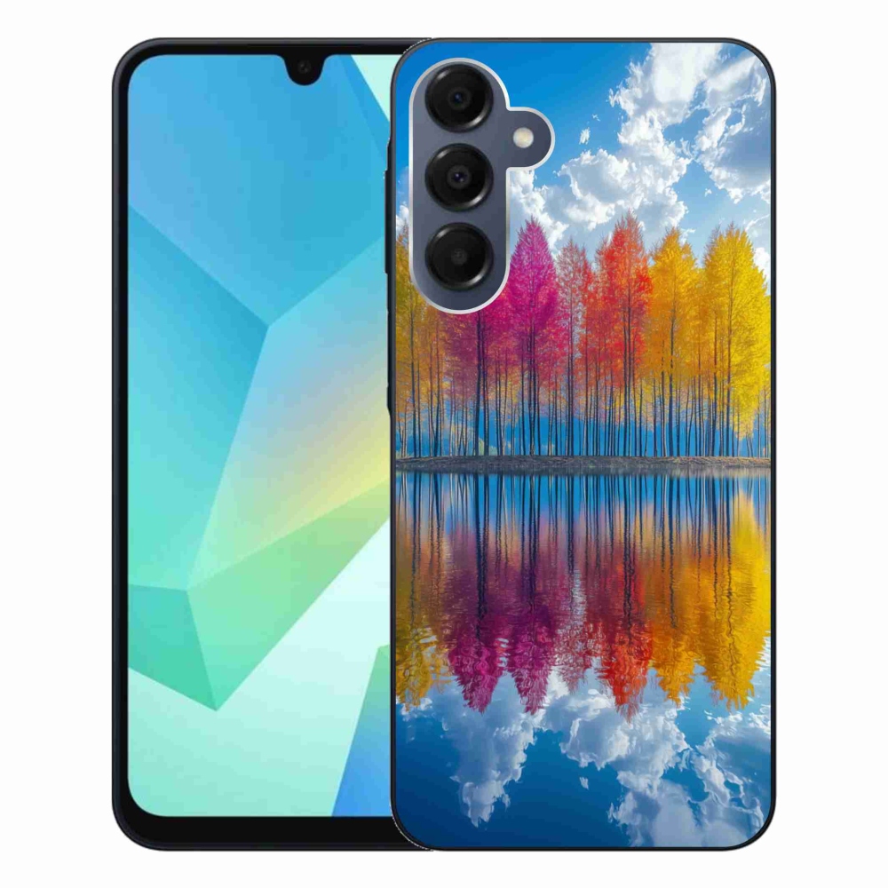 Gelový kryt mmCase na Samsung Galaxy A16 4G/5G - barevné stromy