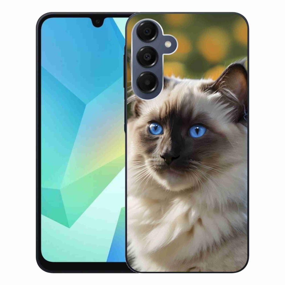Gelový kryt mmCase na Samsung Galaxy A16 4G/5G - bílý ragdoll