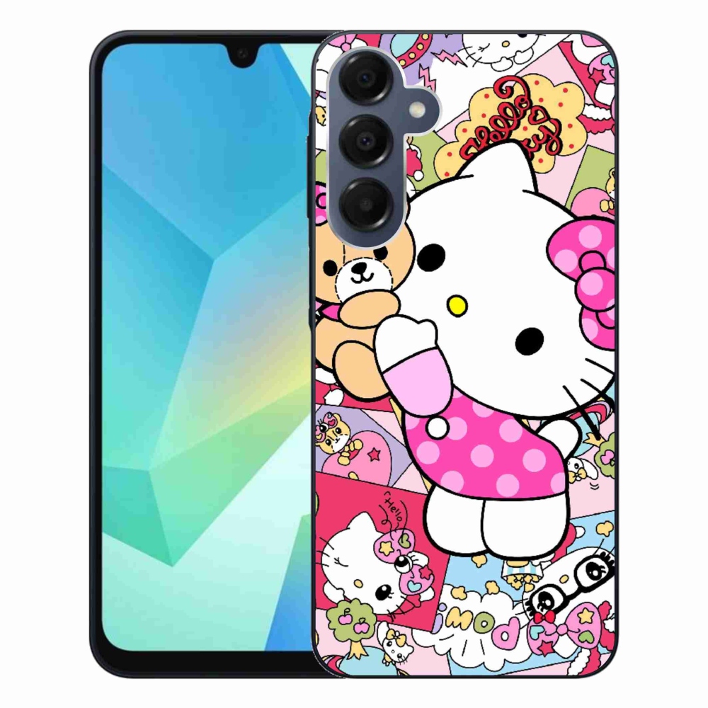 Gelový kryt mmCase na Samsung Galaxy A16 4G/5G - cute kitty