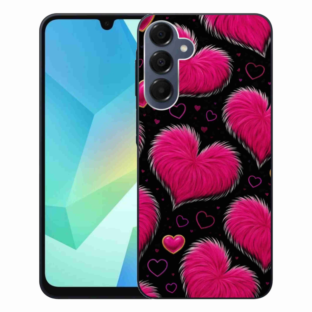 Gelový kryt mmCase na Samsung Galaxy A16 4G/5G - hebká srdce