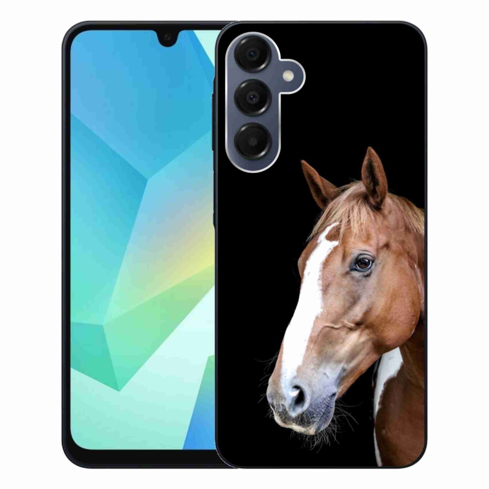 Gelový kryt mmCase na Samsung Galaxy A16 4G/5G - hnědý kůň 3