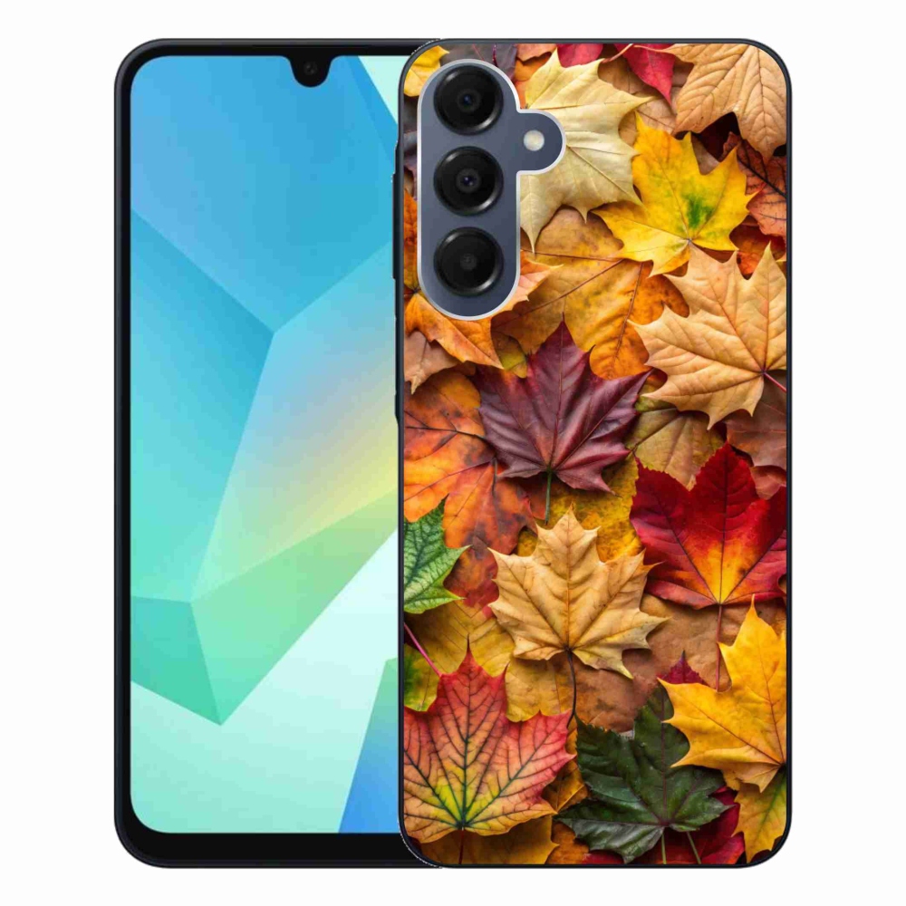 Gelový kryt mmCase na Samsung Galaxy A16 4G/5G - javorové listy 2