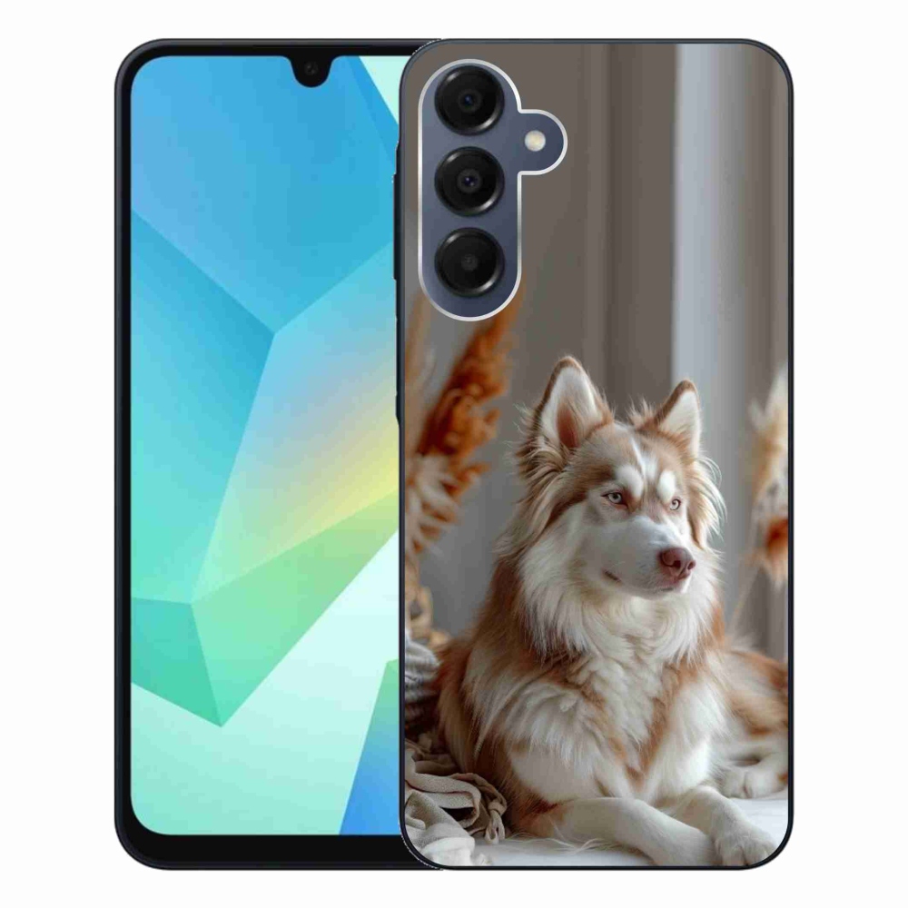 Gelový kryt mmCase na Samsung Galaxy A16 4G/5G - klidný sibiřský husky
