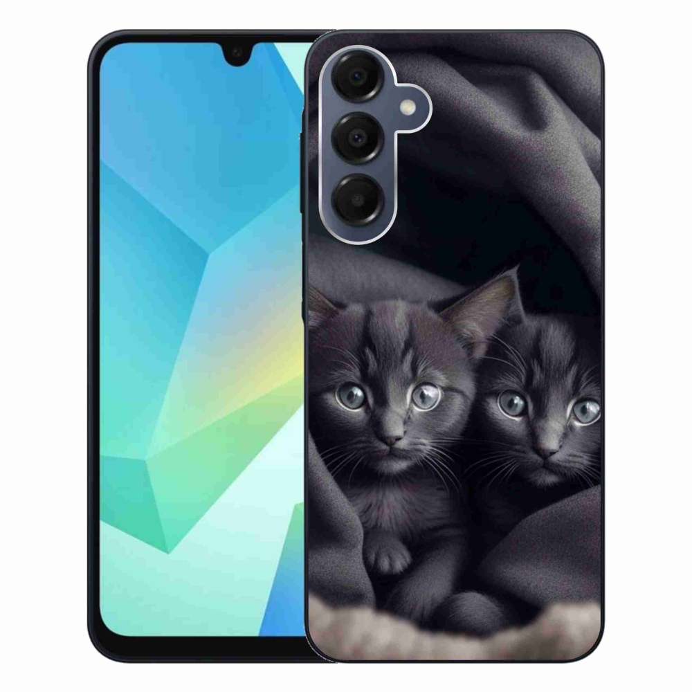 Gelový kryt mmCase na Samsung Galaxy A16 4G/5G - kočičí duo