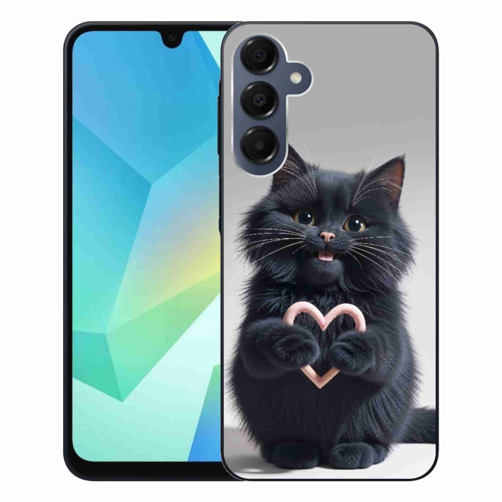 Gelový kryt mmCase na Samsung Galaxy A16 4G/5G - kočičí láska 3