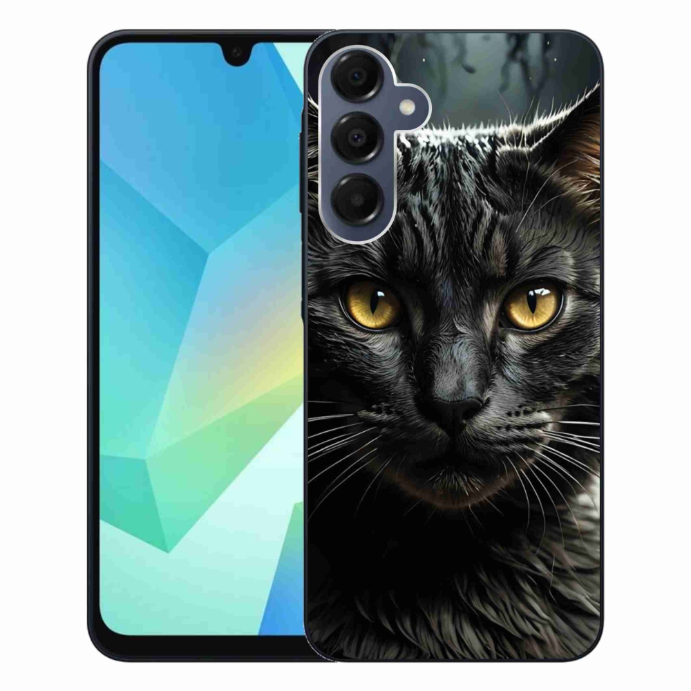 Gelový kryt mmCase na Samsung Galaxy A16 4G/5G - kočičí pohled 3