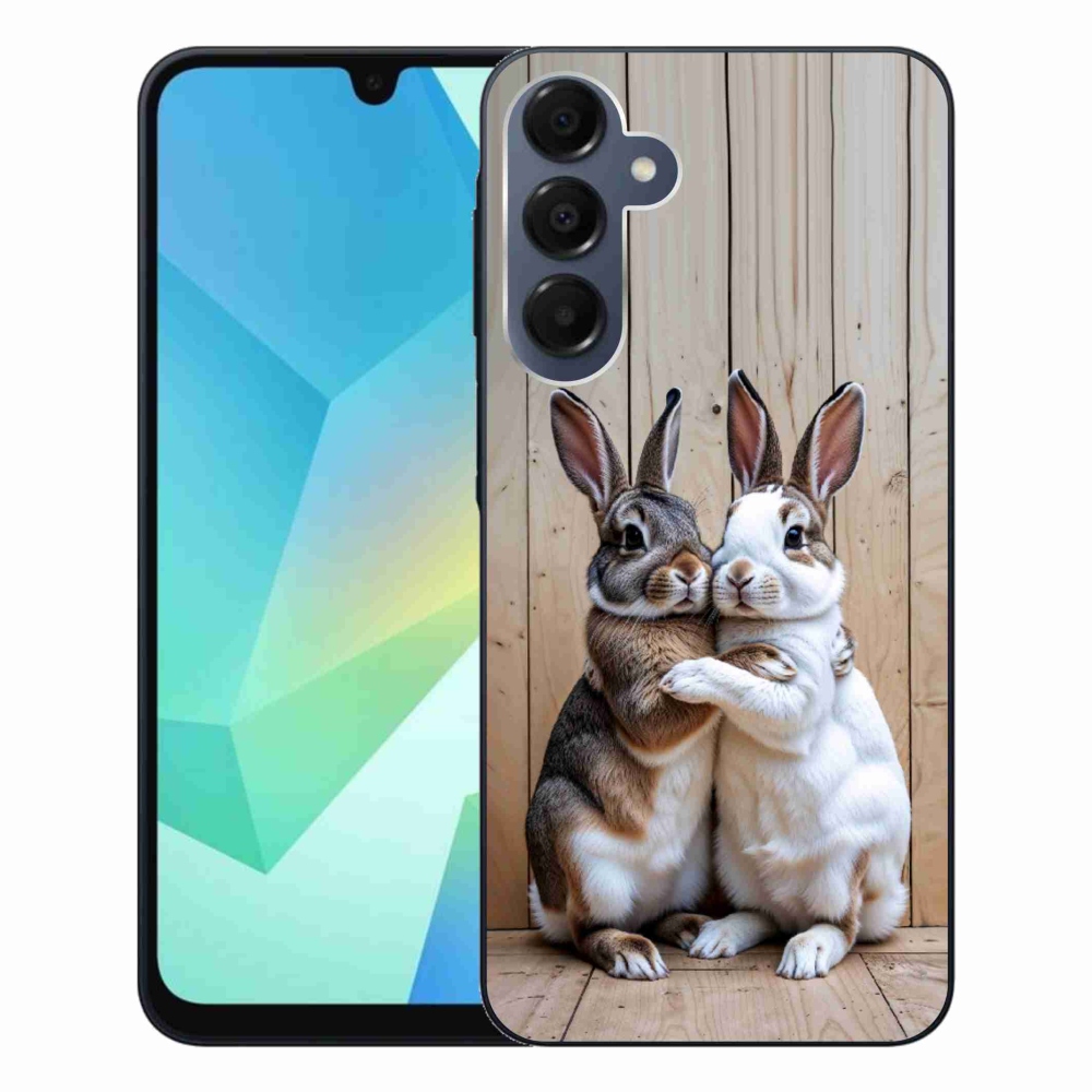 Gelový kryt mmCase na Samsung Galaxy A16 4G/5G - králičí pár