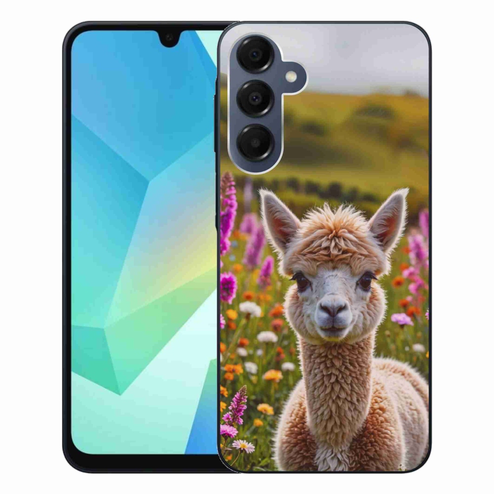 Gelový kryt mmCase na Samsung Galaxy A16 4G/5G - lama na louce
