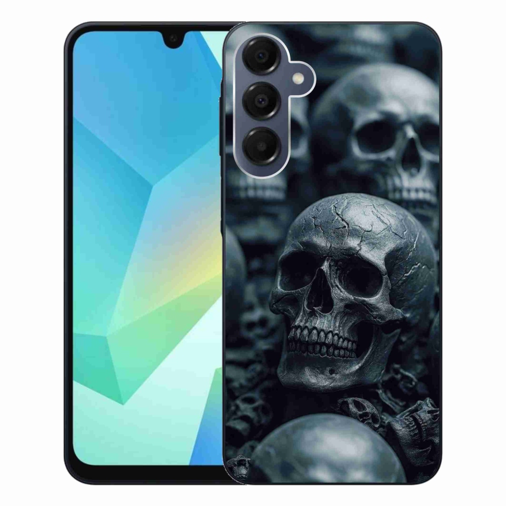 Gelový kryt mmCase na Samsung Galaxy A16 4G/5G - lebka 2