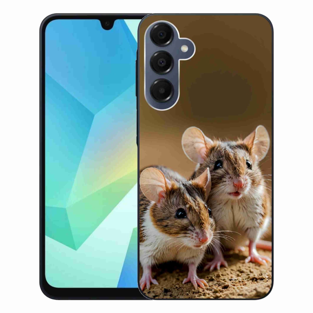 Gelový kryt mmCase na Samsung Galaxy A16 4G/5G - myší duo